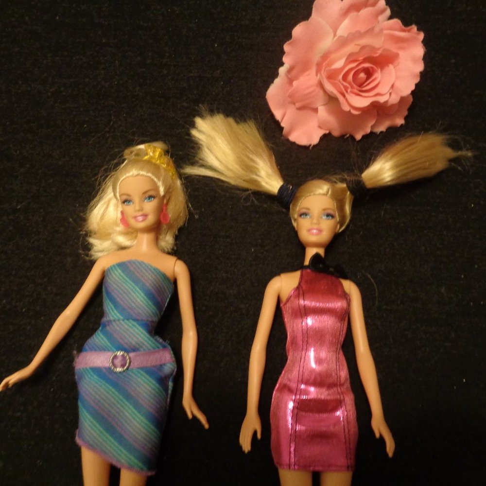 BARBIE BEST FRIENDS PIGGY TAILS BUNDLE OF 2